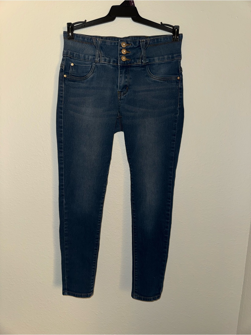 Bella Blue High-Rise Skinny Jeans